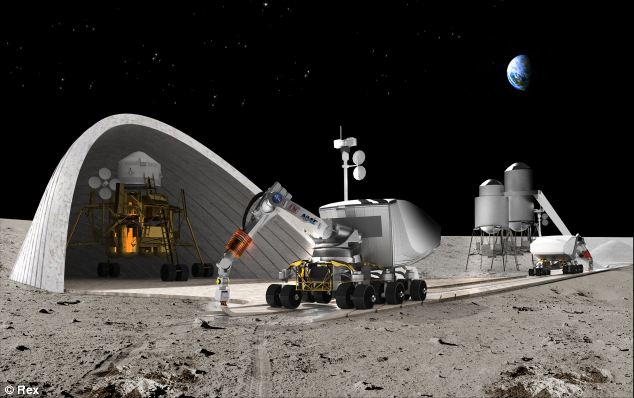 Japan will build a robotic moon base